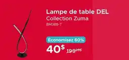Bath Depot Lampe de table DEL offer