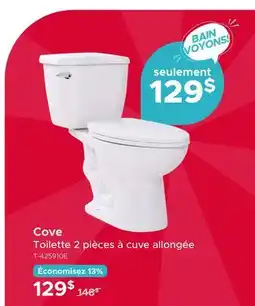 Bath Depot Cove Toilette 2 pièces à cuve allongée offer
