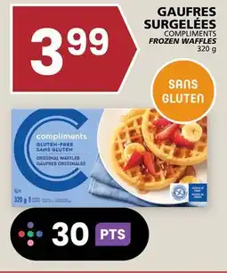 Rachelle-Bery Grocery COMPLIMENTS FROZEN WAFFLES offer