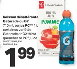 L'Intermarché BOISSON DÉSALTÉRANTE 710 ML OU JUS 1L offer