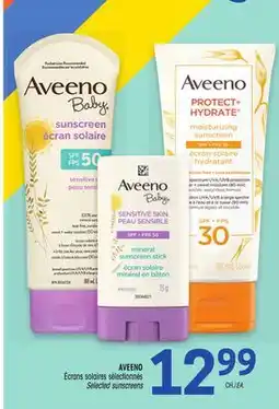 Uniprix AVEENO Écrans solaires sélectionnés/ Selected sunscreens offer