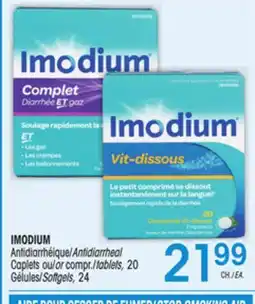 Uniprix IMODIUM Antidiarrhéique/Antidiarrheal Caplets ou/or compr./tablets, Gélules/Softgels offer