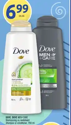 Uniprix DOVE, DOVE MEN+CARE Shampooing ou revitalisant/ Shampoo or conditioner offer