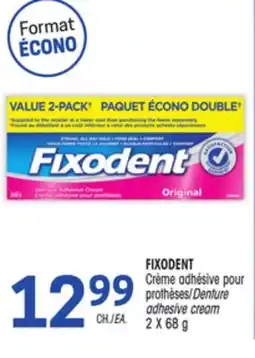 Uniprix FIXODENT Crème adhésive pour prothèses/Denture adhesive cream offer