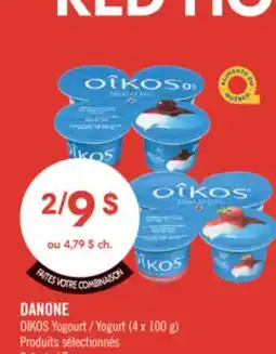 Shoppers Drug Mart DANONE OIKOS Yogurt (4 x 100 g) offer