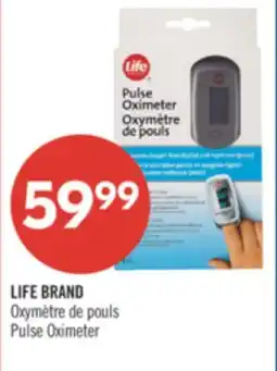 Shoppers Drug Mart LIFE BRAND Pulse Oximeter offer