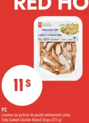 Shoppers Drug Mart PC Fully Cooked Chicken Breast Strips offer