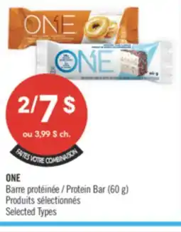 Shoppers Drug Mart ONE Protein Bar offer