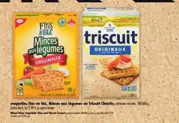 Maxi CRAQUELINS FINS AU BLÉ, MINCES AUX LÉGUMES OU TRISCUIT CHRISTIE, 180-200 g offer