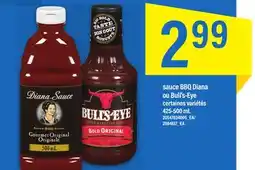 Maxi SAUCE BBQ DIANA OU BULL'S-EYE, 425-500 mL offer
