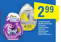 Maxi AROMATISANTS POUR EAU MIO, CRISTAL LÉGER OU KOOL-AID, 48 mL/24-56 g offer