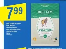 Maxi CAFÉ TORRÉFIÉ ET MOULU CAFÉ WILLIAM, 300 G offer