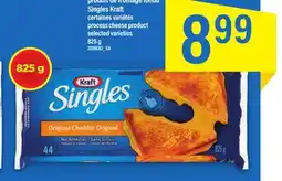 Maxi PRODUIT DE FROMAGE FONDU SINGLES KRAFT, 825 g offer