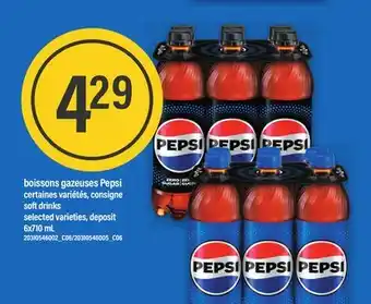 Maxi BOISSONS GAZEUSES PEPSI, 6x710 mL offer
