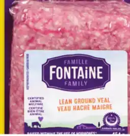 Giant Tiger Fontaine Family lean ground beef or veal offer