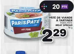 Marches Tradition PARIS PÂTÉ MEAT SPREAD offer