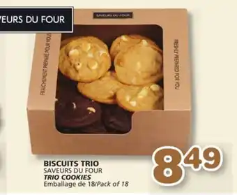 Marches Tradition SAVEURS DU FOUR TRIO COOKIES offer