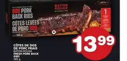 Marches Tradition FRESH PORK BACK RIBS offer