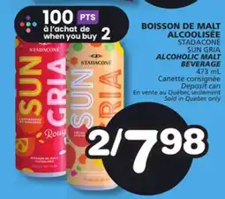 Marches Tradition SUN GRIA ALCOHOLIC MALT BEVERAGE offer