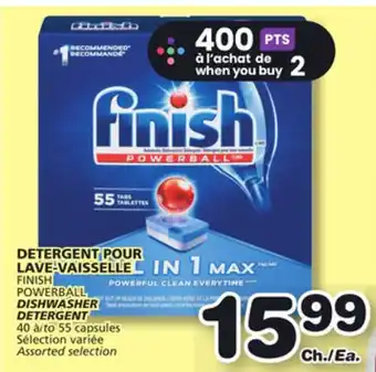 Marches Tradition FINISH POWERBALL DISHWASHER DETERGENT offer