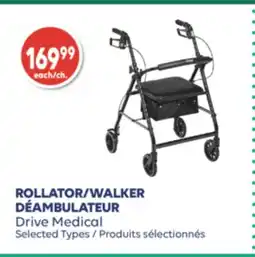 Wellwise by Shoppers ROLLATOR DÉAMBULATEUR Drive Medical offer