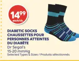 Wellwise by Shoppers DR SEGAL'S CHAUSSETTES POUR PERSONNES ATTEINTES DU DIABÈTE offer
