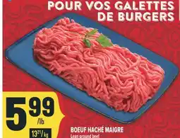 Marché Adonis BOEUF HACHÉ MAIGRE | LEAN GROUND BEEF offer