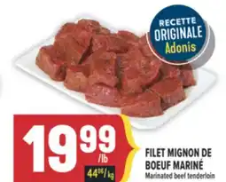 Marché Adonis FILET MIGNON DE BOEUF MARINÉ | MARINATED BEEF TENDERLOIN offer
