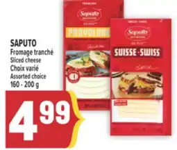 Marché Adonis SAPUTO Fromage tranché | Sliced cheese offer