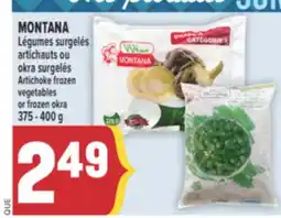 Marché Adonis MONTANA Légumes surgelés artichauts ou okra surgelés | Artichoke frozen vegetables or frozen okra offer
