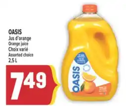 Marché Adonis OASIS Jus d'orange | Orange juice offer