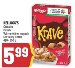 Marché Adonis KELLOGG'S Céréales | Cereals offer