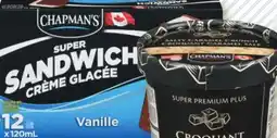 Marché Bonichoix CHAPMAN'S SUPER PREMIUM PLUS (500 mL) FROZEN TREATS OR ICE CREAM offer