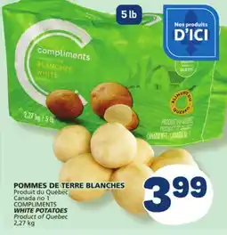 Marché Bonichoix COMPLIMENTS WHITE POTATOES offer