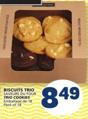 Marché Bonichoix SAVEURS DU FOUR TRIO COOKIES offer