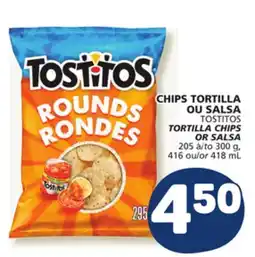 Marché Bonichoix TOSTITOS TORTILLA CHIPS OR SALSA offer