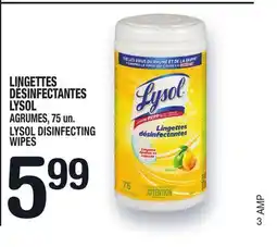 Marche Ami LINGETTES DÉSINFECTANTES LYSOL | LYSOL DISINFECTING WIPES offer