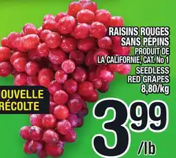 Marche Ami RAISINS ROUGES SANS PÉPINS |SEEDLESS RED GRAPES offer
