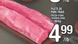Marche Ami FILETS DE PORC FRAIS | FRESH PORK TENDERLOINS offer