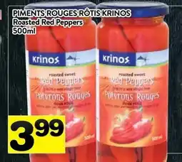 Supermarché PA KRINOS Roasted Red Peppers offer