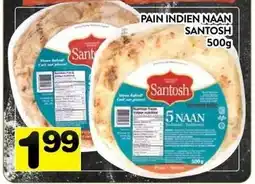 Supermarché PA Pain Indien Naan Santosh offer