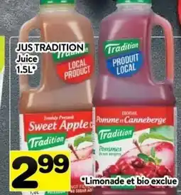 Supermarché PA Tradition Juice offer