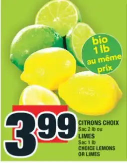 Super C CITRONS CHOIX | CHOICE LEMONS offer