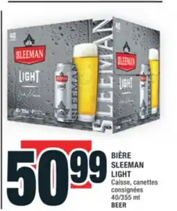 Super C BIÈRE SLEEMAN LIGHT | BEER offer