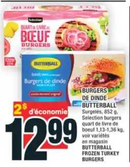 Super C BURGERS DE DINDE BUTTERBALL | BUTTERBALL FROZEN TURKEY BURGERS offer