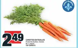 Super C CAROTTES EN FEUILLES | TOP CARROTS offer