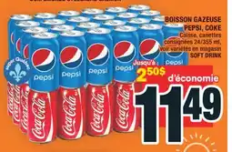 Super C BOISSON GAZEUSE PEPSI, COKE | SOFT DRINK offer