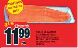 Super C FILETS DE SAUMON ATLANTIQUE FRAIS | FRESH ATLANTIC SALMON FILLETS offer