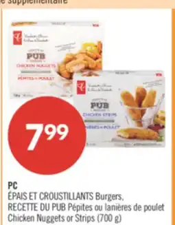 Pharmaprix PC RECETTE DU PUB Chicken Nuggets or Strips offer