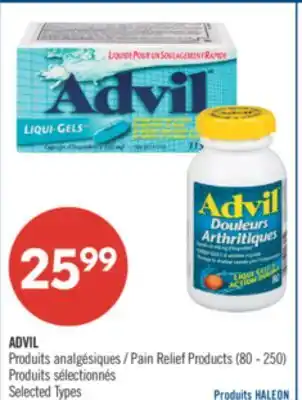 Pharmaprix ADVIL Pain Relief Products offer